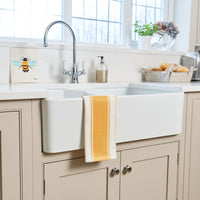 Love Colour Striped Tea Towel | Vibrant Cotton Kitchen Textiles by Dexam