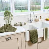 Love Colour Striped Tea Towel | Vibrant Cotton Kitchen Textiles by Dexam