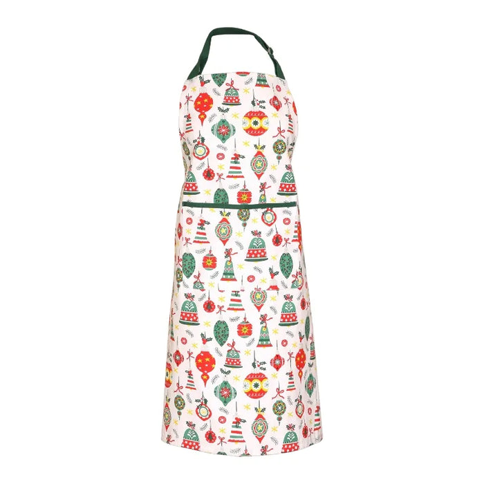 Baubles Recycled Cotton Adult Apron - Green