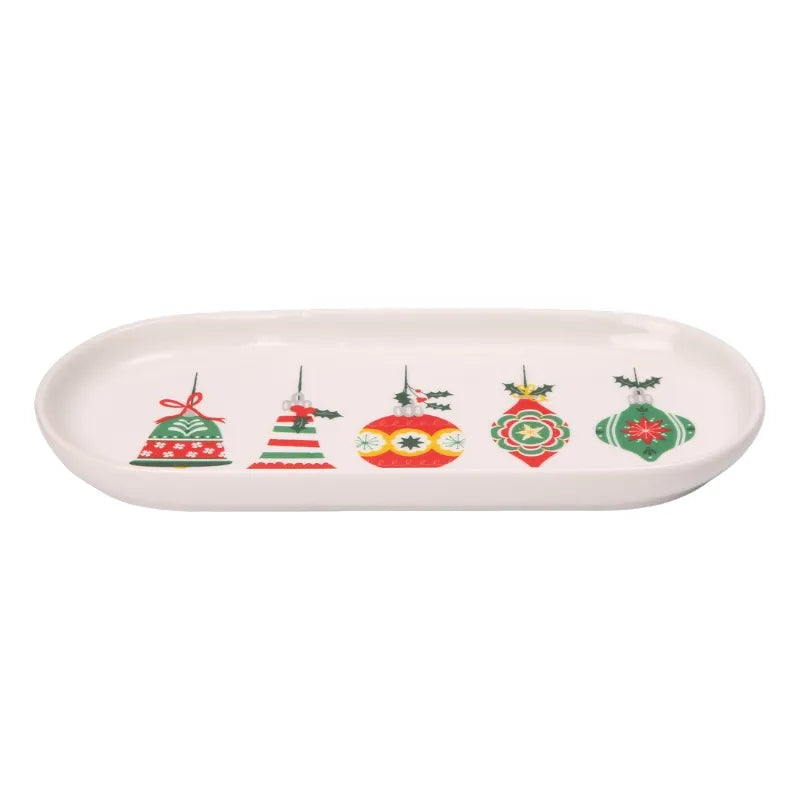 Baubles Oval Plate - Multi