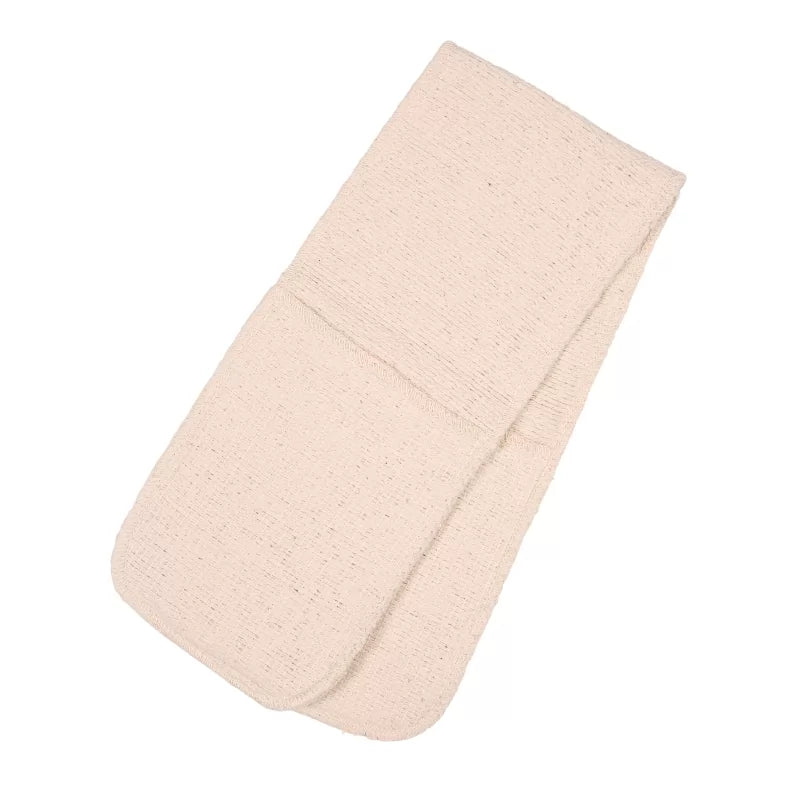 Bump Cloth Double Oven Gloves - White