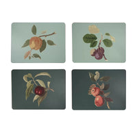 RHS Hooker Fruit Set of 4 Placemats - Blue