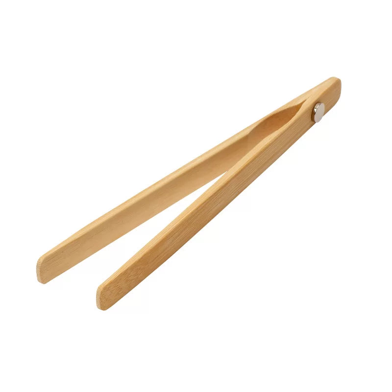 Bamboo Magnetic Toast Tongs