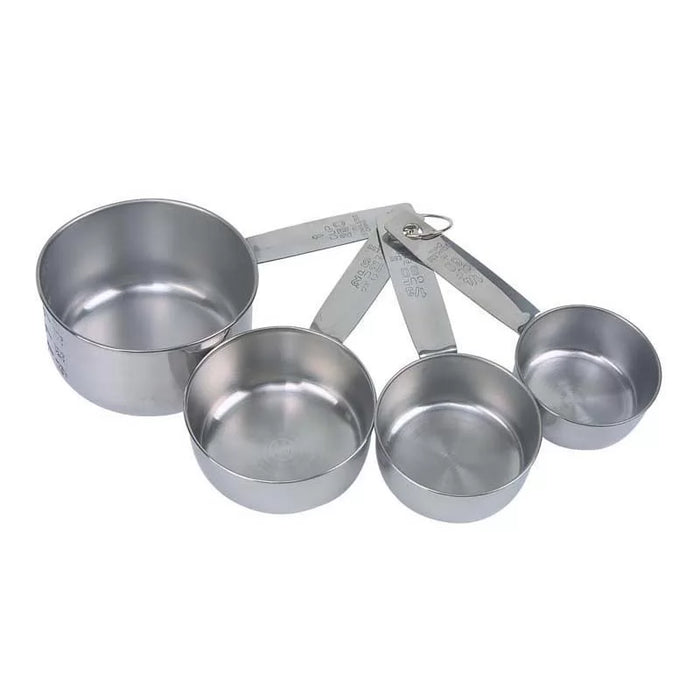 Set of 4 Stainless Steel Measuring Cups