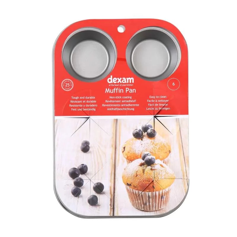 Non-Stick 6 Cup Muffin Pan