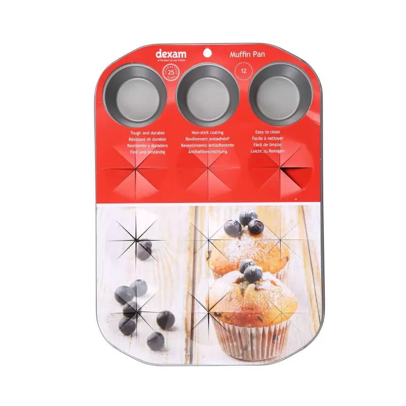 Non-Stick 12 Cup Muffin Pan