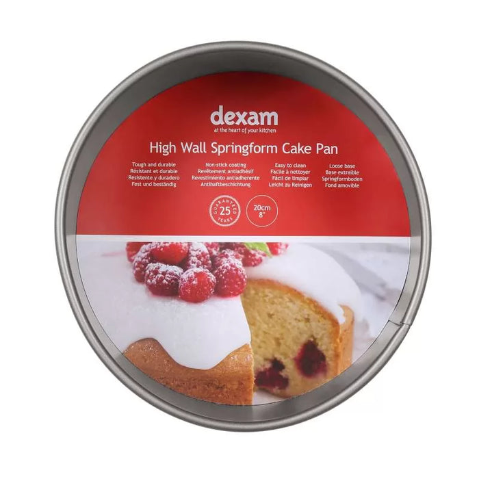 8"/20cm Non-Stick High Wall Springform Cake Pan