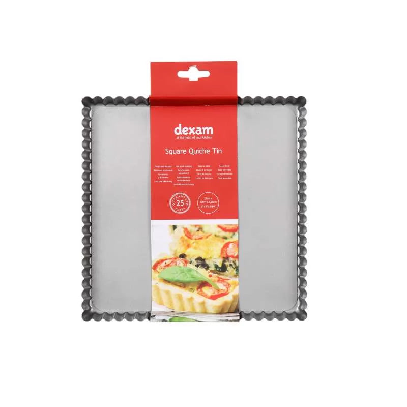 9"/23cm Non-Stick Square Quiche Tin