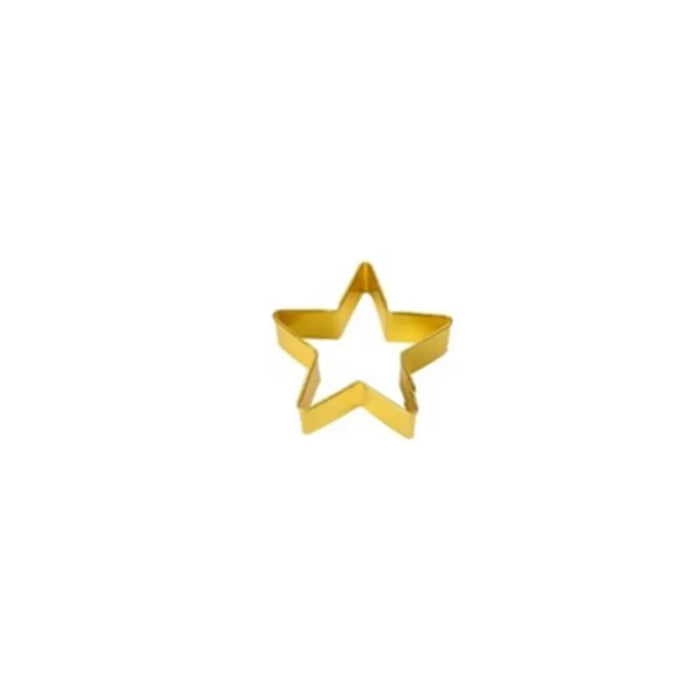 7cm Star Cookie Cutter - Gold