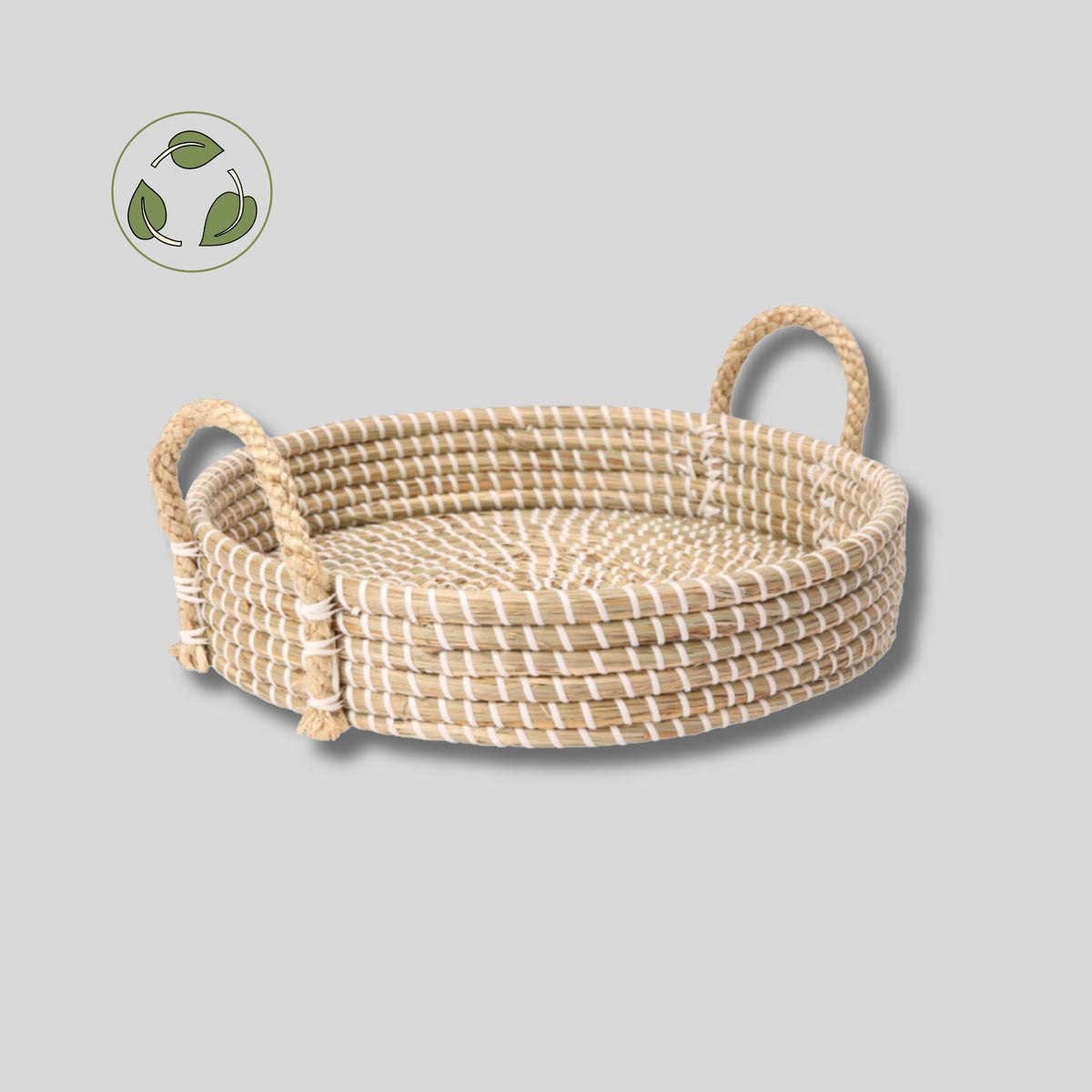 Sintra Seagrass Tray | Handwoven Sustainable Serving Tray