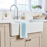 Love Colour Striped Tea Towel | Vibrant Cotton Kitchen Textiles by Dexam