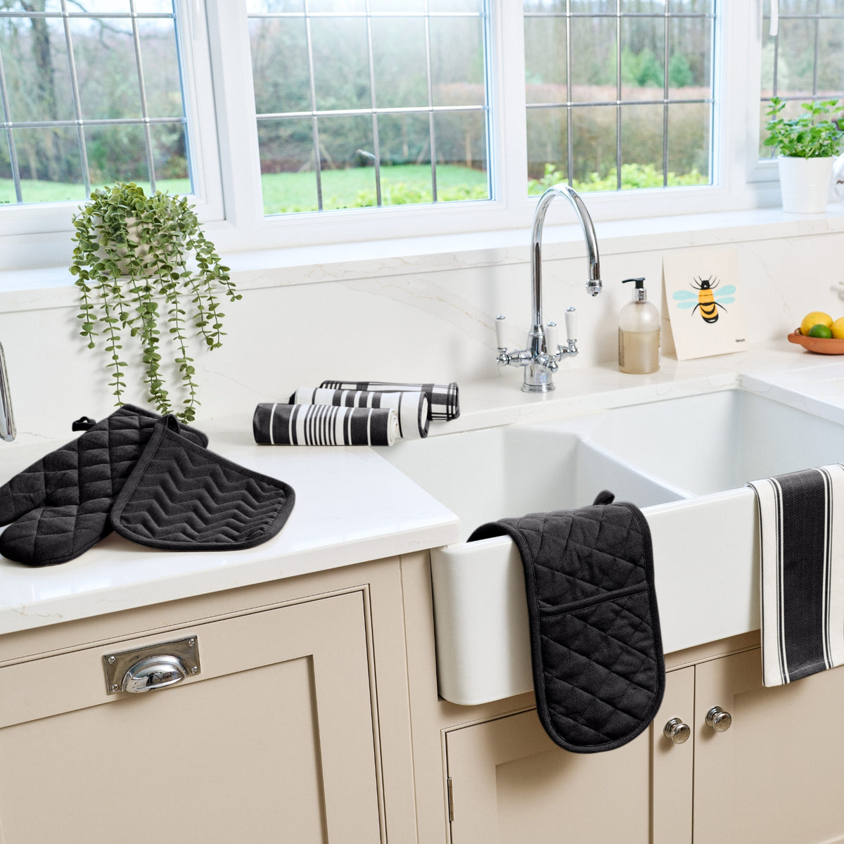 Love Colour Double Oven Gloves | Vibrant Cotton Kitchen Essentials