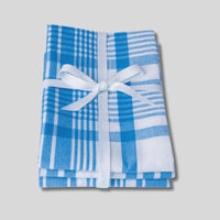 Love Colour Set of 3 Extra-Large Tea Towels | Vibrant Cotton Kitchen Textiles