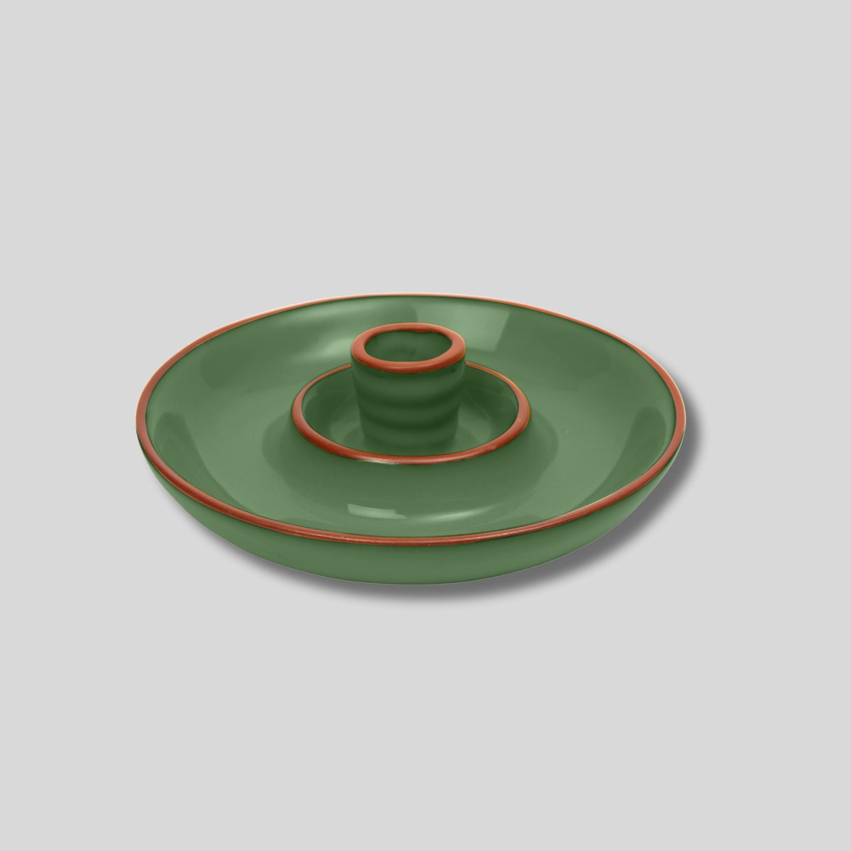 Sintra Glazed Terracotta Olive Dish | Artisan Tableware by Dexam