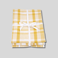 Love Colour Set of 3 Extra-Large Tea Towels | Vibrant Cotton Kitchen Textiles