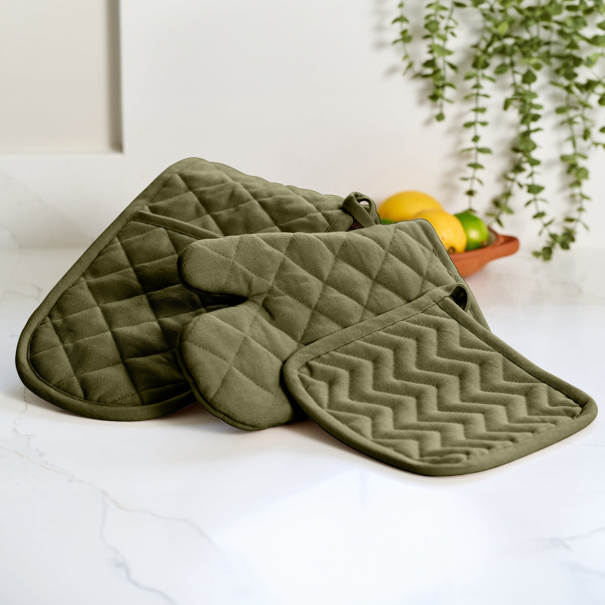 Love Colour Double Oven Gloves | Vibrant Cotton Kitchen Essentials