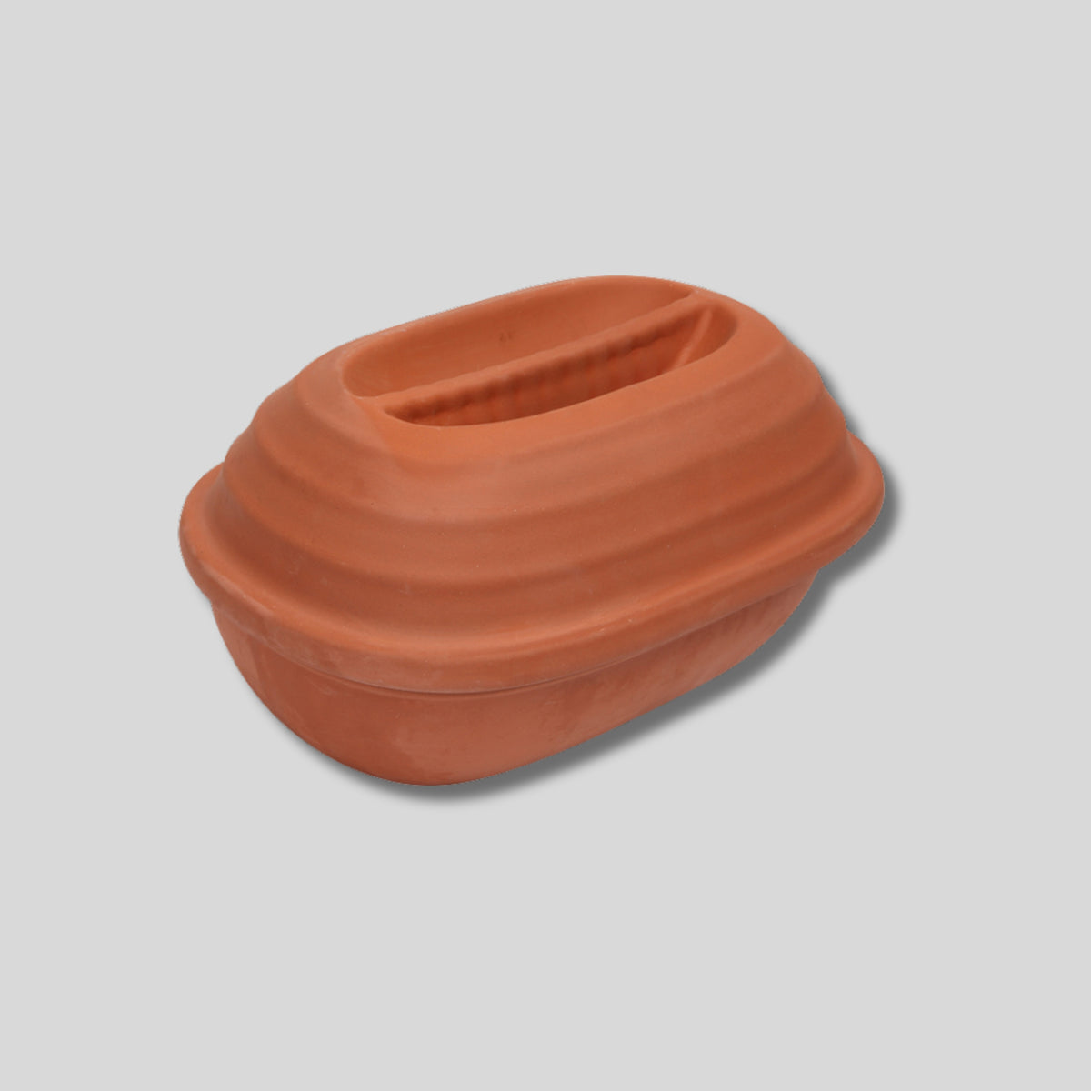 Terracotta Chicken Roaster with Lid