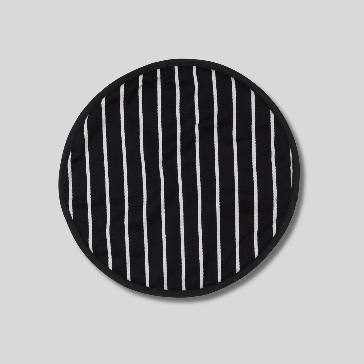 Rushbrookes Butchers Stripe Round Hob Cover (Made in UK)