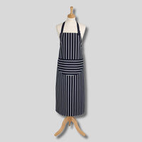 Rushbrookes Butchers Stripe Long Adult Apron (Made in UK)