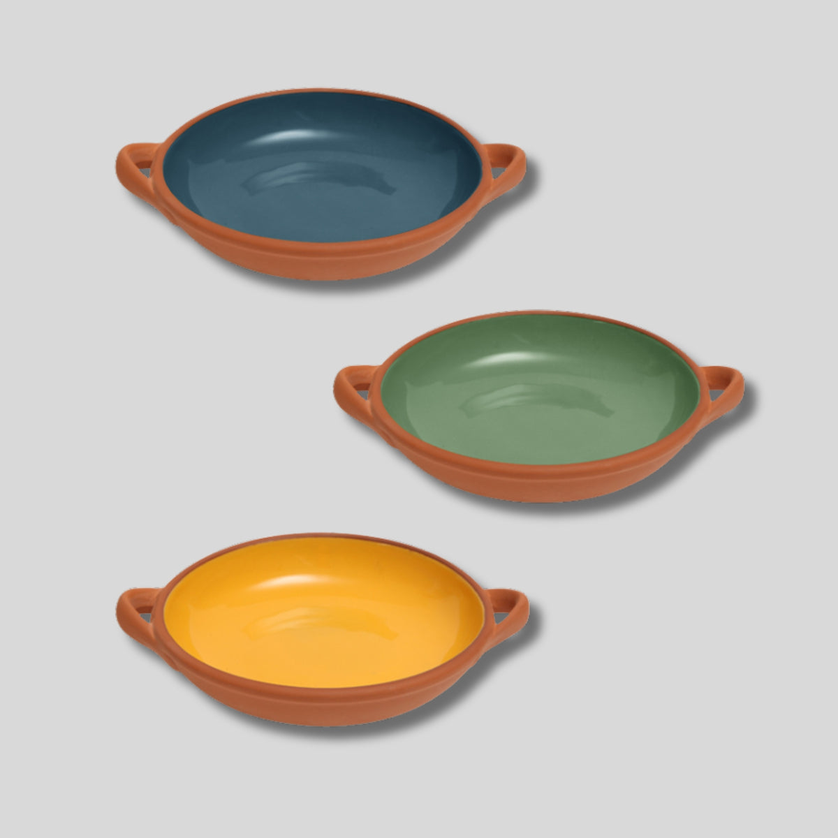 Sintra Small Glazed Terracotta Tapas Dish