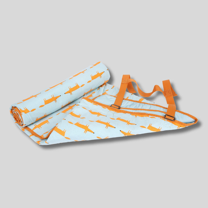 Scion Mr Fox Picnic Blanket - Blue
