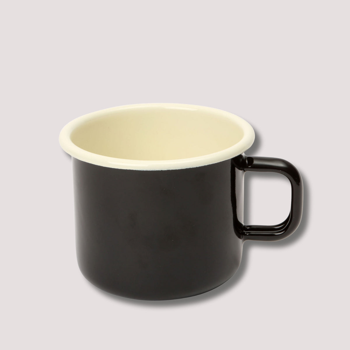 Vintage Home Enamel Espresso Mug - Black