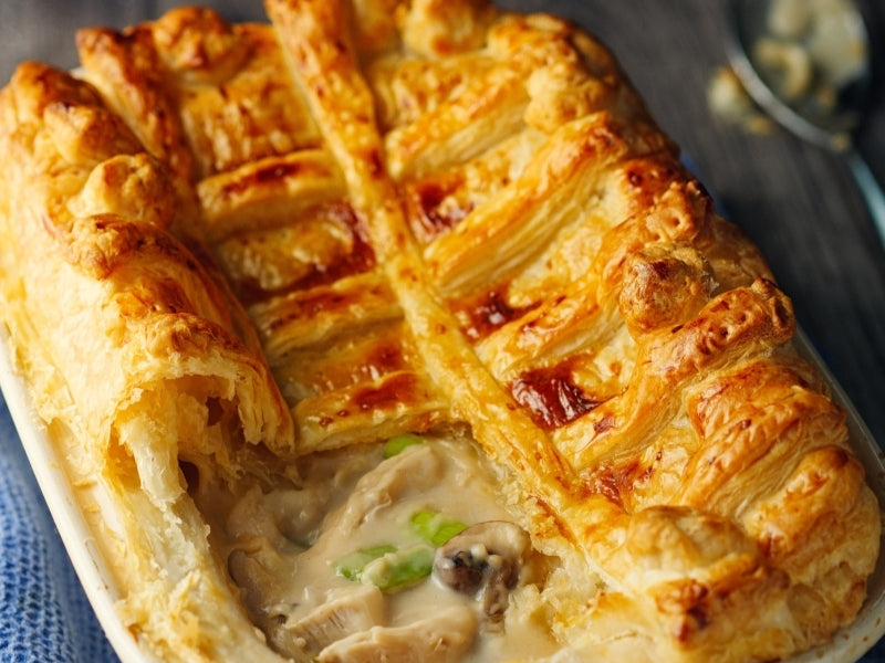 Vegan Mushroom & Leek Pie Recipe | Perfect for National Pie Day