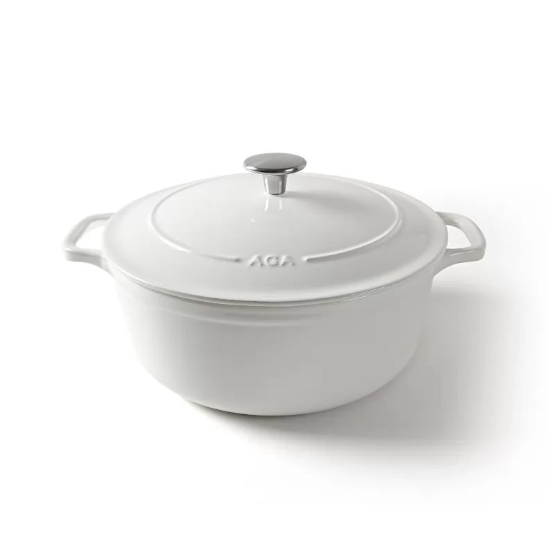 Aga 16cm Round Casserole - White
