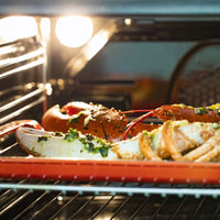 Chasseur 42 x 24cm Rectangular Flat Griddle - Chilli Red