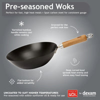 School of Wok Pre-Seasoned Wok Set