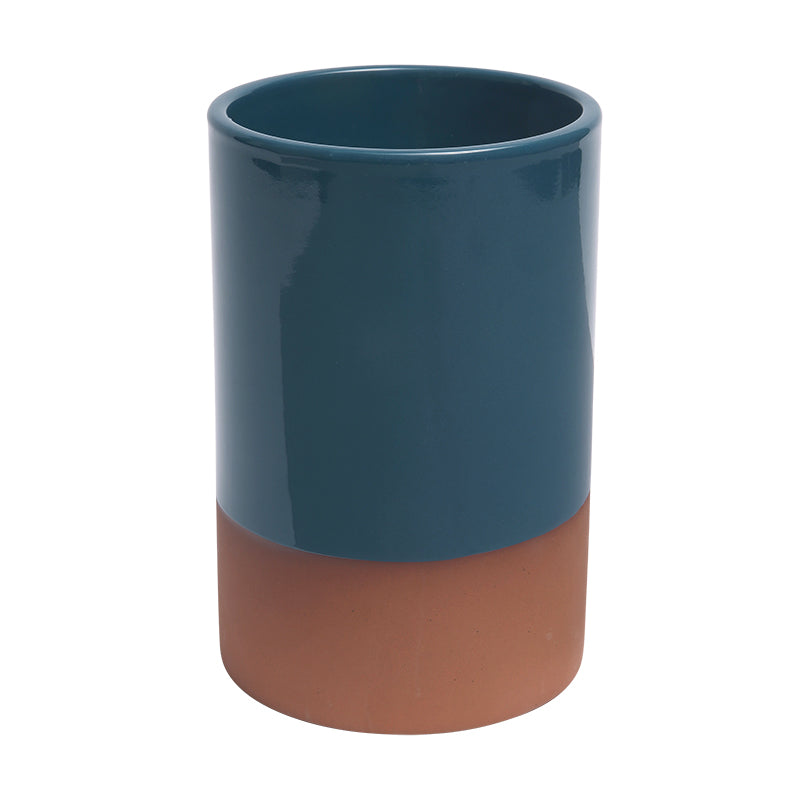 Sintra Glazed Terracotta Wine Cooler | Rustic Artisan Serveware by Dexam