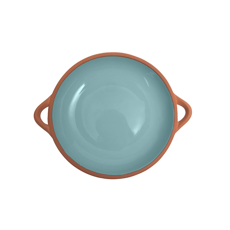 Sintra Large Glazed Terracotta Tapas Dish | Mediterranean Serveware by Dexam