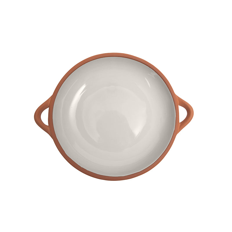 Sintra Large Glazed Terracotta Tapas Dish | Mediterranean Serveware by Dexam