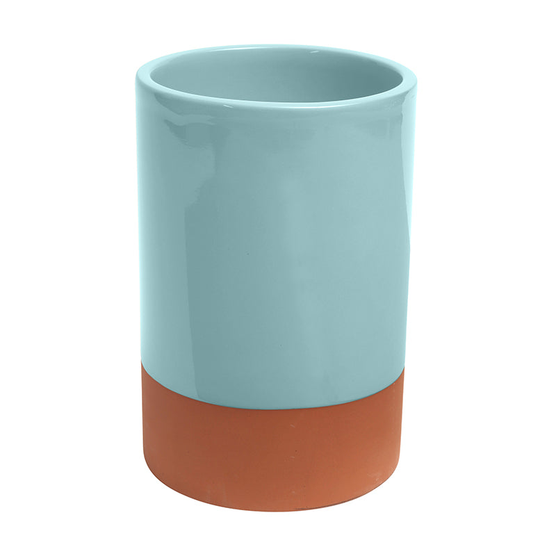 Sintra Glazed Terracotta Wine Cooler | Rustic Artisan Serveware by Dexam