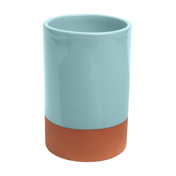 Sintra Glazed Terracotta Wine Cooler | Rustic Artisan Serveware by Dexam