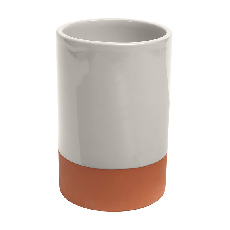 Sintra Glazed Terracotta Wine Cooler | Rustic Artisan Serveware by Dexam
