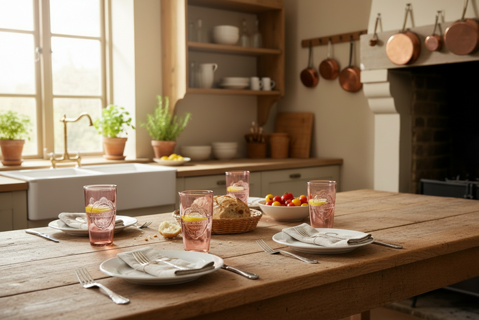 Sintra Recycled Glass Tumbler - Blush