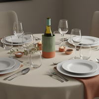 Sintra Glazed Terracotta Wine Cooler - Olive Green