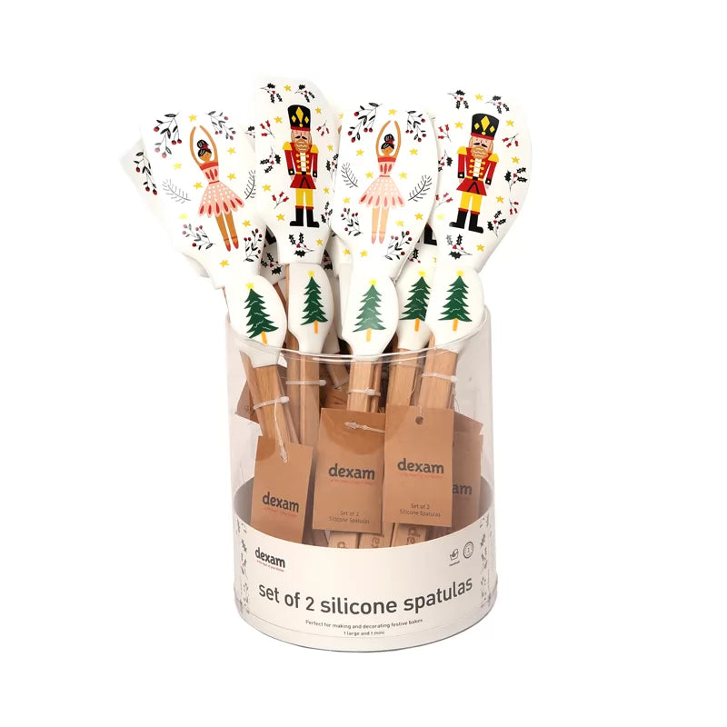 Nutcracker Set of 2 Spatulas