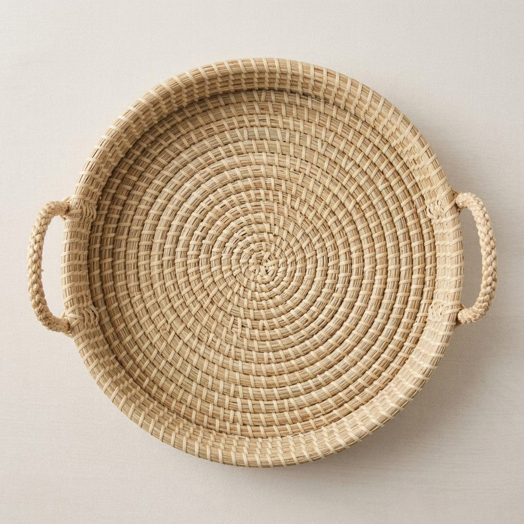 Sintra Seagrass Tray | Handwoven Sustainable Serving Tray