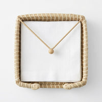 Sintra Seagrass Napkin Holder  | Sustainable Handwoven Table Accessory