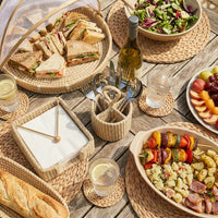 Sintra Seagrass Cutlery Caddy | Sustainable Handwoven Table Storage