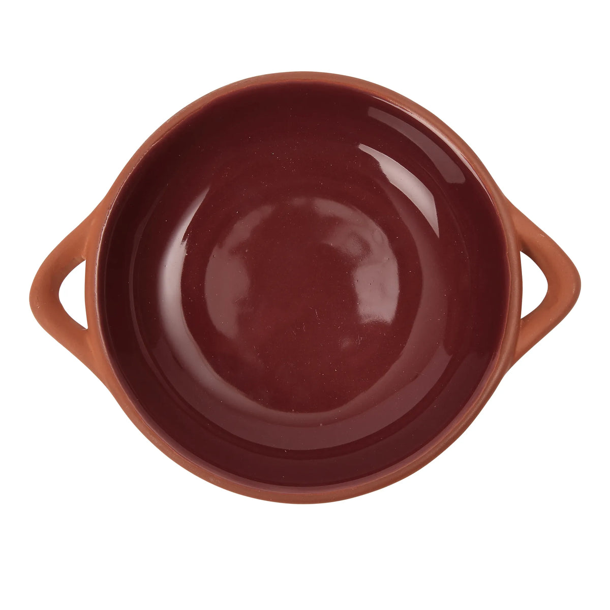 Sintra Small Glazed Terracotta Tapas Dish - Berry