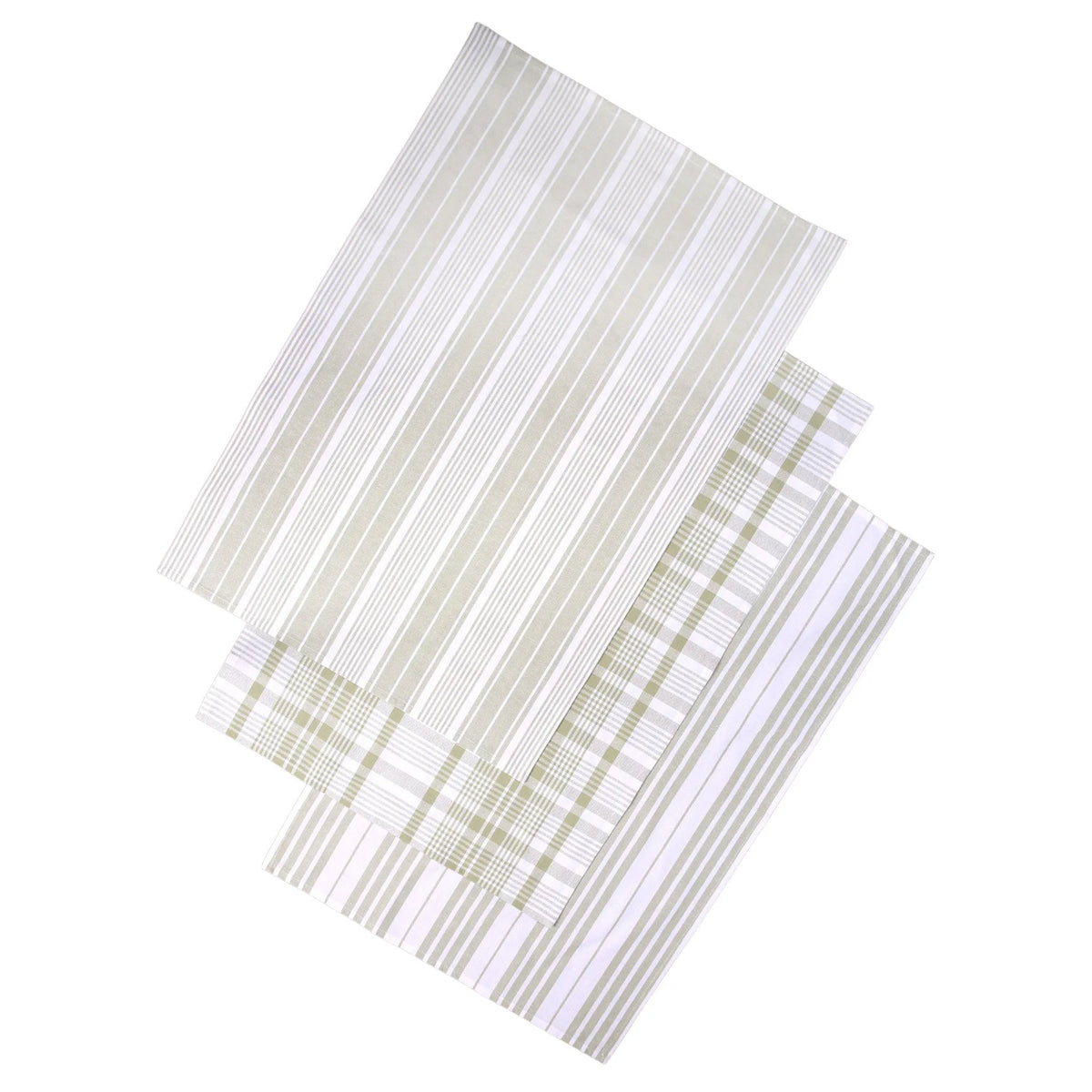 Love Colour Set of 3 Extra-Large Tea Towels | Vibrant Cotton Kitchen Textiles