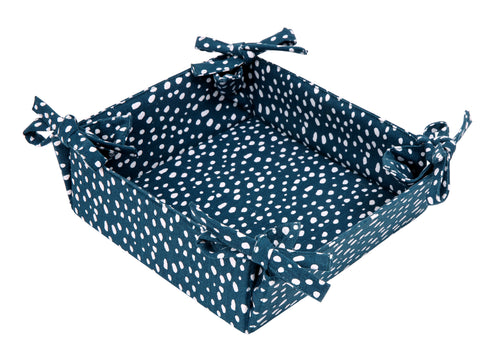 Sintra Spotted Bread Basket | Recycled Cotton Table Basket
