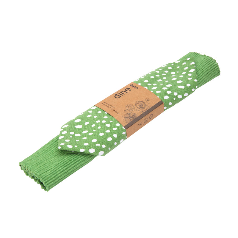 Sintra Spotted Napkin & Placemat Set – Stone | Recycled Cotton Table Linen