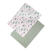 Winter Forest Set of 2 Tea Towels - Stone