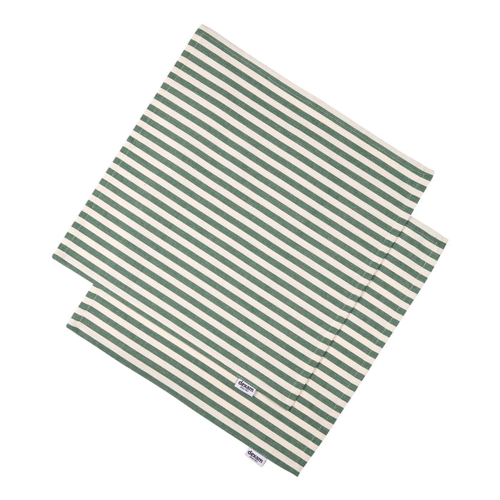 Winter Forest Set of 2 Napkins - Green