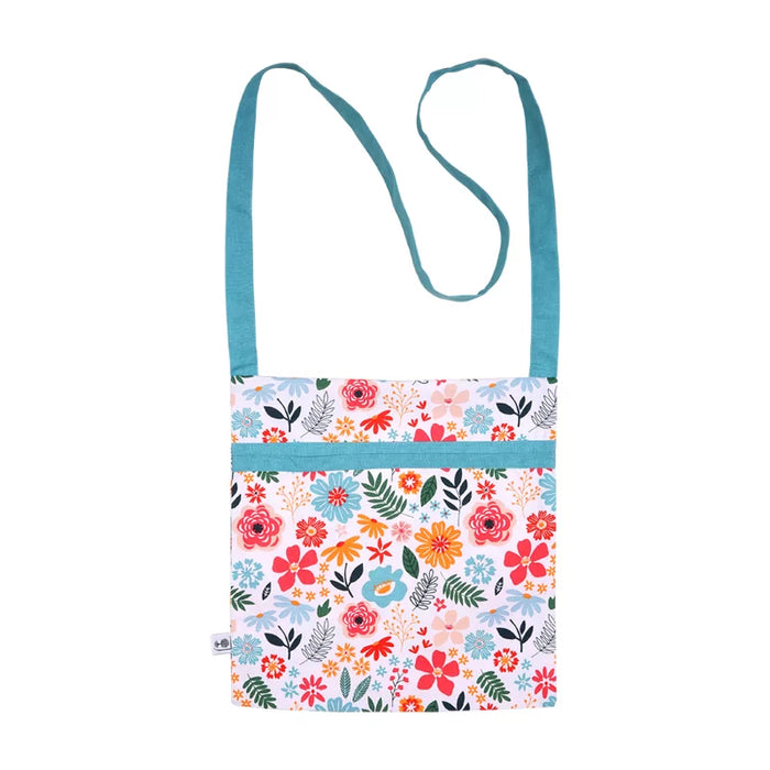 RHS Cottage Garden Organic Cotton Peg Bag - Multi