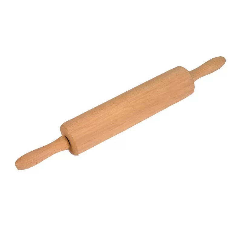 45cm Wooden Rolling Pin with Handle